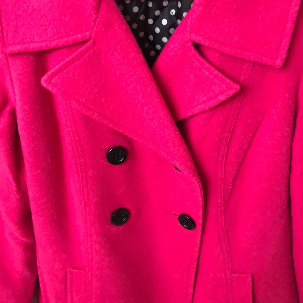 Hot Pink Winter Coat - Picture 2 of 4